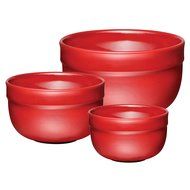 HR Deep Mixing Bowl Set Color: Brick