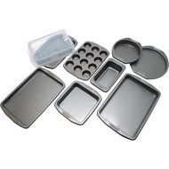 Preferred Elite 9-Piece Bakeware Set, Grey