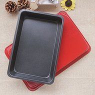 Bakeware Sets, WOLFBUSH 3Pcs Set Rectangle Carbon Steel Non-stick Baking Pan Cookies Plate Bakeware - Black +... N5