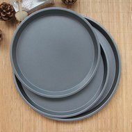 Bakeware Sets, WOLFBUSH 3Pcs Set Rectangle Carbon Steel Non-stick Baking Pan Cookies Plate Bakeware - Black +... N10