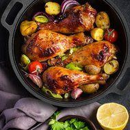 Westinghouse WFL508 Select Series Seasoned Cast Iron 5 Quart Dutch Oven with Skillet Lid - Amazon Exclusive N3