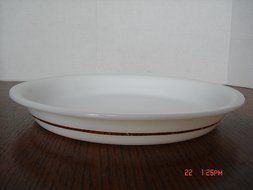 Vintage PYREX 2010 Deep Dish Milk Glass 10 1/2" PIE PLATE #37