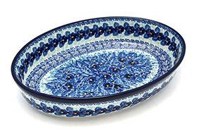 Polish Pottery Baker - Oval - Large - Unikat Signature U3639