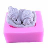 Sleeping Baby Candy Making Mold Fondant Mold Silicone Mold for Baby Shower Party Birthday Party Cake Decoration... N3