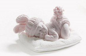 Sleeping Baby Candy Making Mold Fondant Mold Silicone Mold for Baby Shower Party Birthday Party Cake Decoration... N5