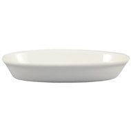 CAC China BKW-2 8-Ounce Porcelain Oval Baking Dish, 7 by 4-3/4 by 1-1/4-Inch, Super White, Box of 36