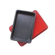 Gabkey NonStick 3 Piece Baking Pans Set Baking Sheets Cookie Sheets Pans Petite Bakeware Roasting Pan Small set N3