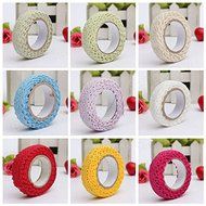 Bargain World 1.7M Bilateral Lace Fabric Tape Self Adhesive 9 Colors N4