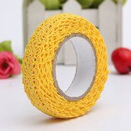 Bargain World 1.7M Bilateral Lace Fabric Tape Self Adhesive 9 Colors N5