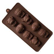 Baking Silicone Molds Christmas Halloween Cake Molds Pop Maker Set of 4 Shaped DIY Mold Cup Flower Letter Bear... N4