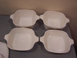 Corningware Spice of Life Petite Pan Individual Casseroles Set of 4 with Lids (multi) N4