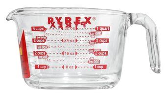Pyrex Glass Measuring Cup 4 Cup ( 32 Oz ) Glass