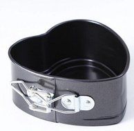 Non-Stick Stainless Steel Cake Pan Heart Shape Cheese Bread Jelly Pudding Muffin Mold Baking Tool shopping N3