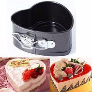 Non-Stick Stainless Steel Cake Pan Heart Shape Cheese Bread Jelly Pudding Muffin Mold Baking Tool shopping N4