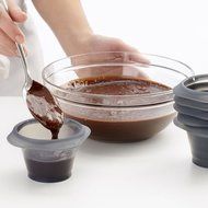Lekue Silicone Molten Lava Cake Mold, Model # 2413006N06M017, Set of 6 N2