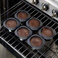 Lekue Silicone Molten Lava Cake Mold, Model # 2413006N06M017, Set of 6 N3