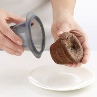 Lekue Silicone Molten Lava Cake Mold, Model # 2413006N06M017, Set of 6 N4