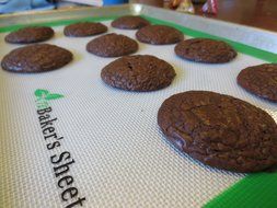 Silicone Baking Mat - Non-stick Bakeware with Fiberglass Core - Best Professional Cookie Sheet Liner - Fits Half... N8