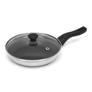 IMUSA USA L300-40411 Stainless Steel Nonstick Casserole, 6.5-Inch, Silver