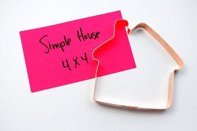 Simple House Copper Cookie Cutter N2