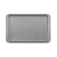 Cake Boss Basics Nonstick Bakeware 10-Inch by 15-Inch Covered Cookie Pan, Gray N8