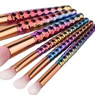 Mikey Store Cosmetic Makeup Brush Makeup Brush Eyeshadow Brush (6pc Multicolo B) N2
