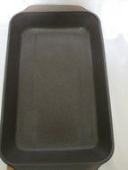 Wearever Glass Ovenware 8'x12 1/4 " Lasagna Dish American Wheat Pattern N4
