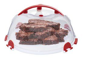 Mrs. Fields Dessert Diva All-in-One Dessert Carrier and Server, Red N22