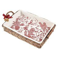 Toile Rectangular Baker with Basket