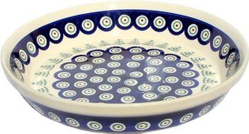 Polish Pottery Dish Pie Plate 10&quot; N9