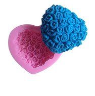 Lariy Baking Silicone Cake Mold Bakeware Decorating Gum Paste Fondant Clay Soap Rose
