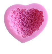 Lariy Baking Silicone Cake Mold Bakeware Decorating Gum Paste Fondant Clay Soap Rose N2