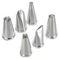 &quot;6pcs Stainless Steel Cake Decoration Icing Piping Nozzle tip&quot; shopping N3
