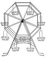 Ferris Wheel Cupcake Stand - Rotating Dessert Holder Station Tower - Spinning Cupcake Tray N2