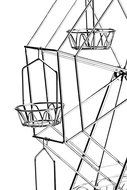 Ferris Wheel Cupcake Stand - Rotating Dessert Holder Station Tower - Spinning Cupcake Tray N3