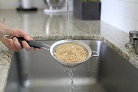 Cucinare Food Strainer Set- Premium Stainless Steel Fine Mesh Strainers, Colanders and Sifters- 3 Sizes N6