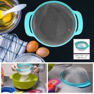 Nuovoware Mixing Bowls Set, Premium 10 PCS Colorful Plastic Versitile Mixing Bowls with Handles, Including Container... N7