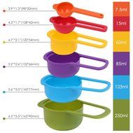 Nuovoware Mixing Bowls Set, Premium 10 PCS Colorful Plastic Versitile Mixing Bowls with Handles, Including Container... N8