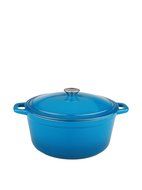 BergHOFF Neo Cast Iron Stockpot with a Lid, Purple, 8-Qt. N6