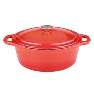 BergHOFF Neo Cast Iron Stockpot with a Lid, Purple, 8-Qt. N10