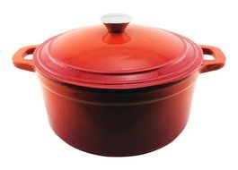 BergHOFF Neo Cast Iron Stockpot with a Lid, Purple, 8-Qt. N11
