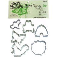 Kid's Nature Tin Cookie Cutter 6 Pc Set Hs352