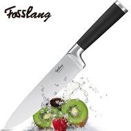 Chef Knife Stainless Steel 8-inch Blade Kitchen Knives Forged High-carbon Chef&rsquo;s Knife Fasslang&reg; All Stainless... N10