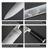 Chef Knife Stainless Steel 8-inch Blade Kitchen Knives Forged High-carbon Chef&rsquo;s Knife Fasslang&reg; All Stainless... N13