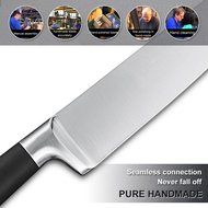 Chef Knife Stainless Steel 8-inch Blade Kitchen Knives Forged High-carbon Chef&rsquo;s Knife Fasslang&reg; All Stainless... N14
