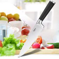 Chef Knife Stainless Steel 8-inch Blade Kitchen Knives Forged High-carbon Chef&rsquo;s Knife Fasslang&reg; All Stainless... N16