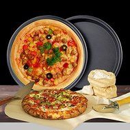 "Round Aluminum Alloy Pizza Pan Non-Stick Oven Baking Mould Cake Pastry Tray (9 inch)" shopping N7