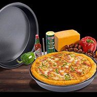"Round Aluminum Alloy Pizza Pan Non-Stick Oven Baking Mould Cake Pastry Tray (9 inch)" shopping N8