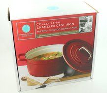 Martha Stewart Enameled Cast Iron 6 qt. Round Casserole N3