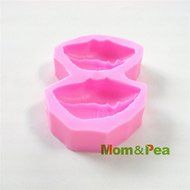 Mom&amp;pea 0518 Lips Shaped Silicone Mould for Fondant Cake Sugar Paste Cake Decoration 3d Cake Toppers Mold Soap... N4